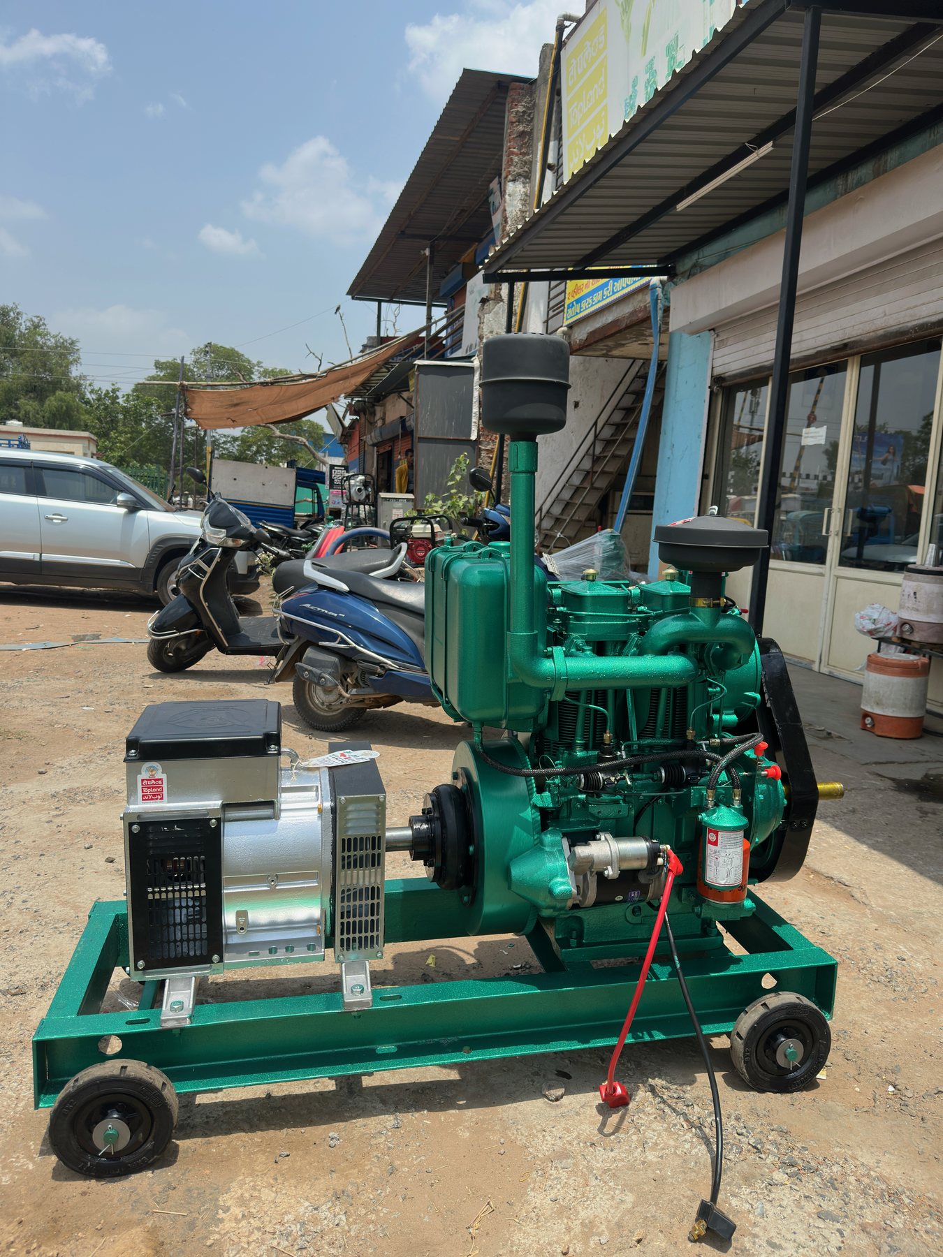 Diesel generating set at Jay Engineering Co.
